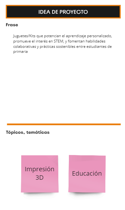 Imagen de Idea de Proyecto y Tópicos