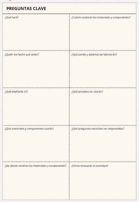 Imagen de Tabla de Preguntas Clave
