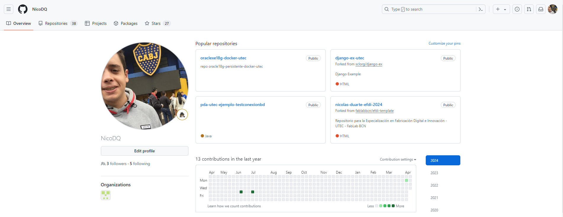 Imagen de Cuenta de GitHub