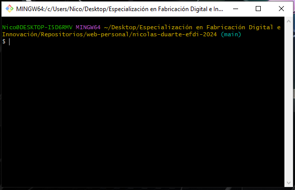 Imagen de git Instalado