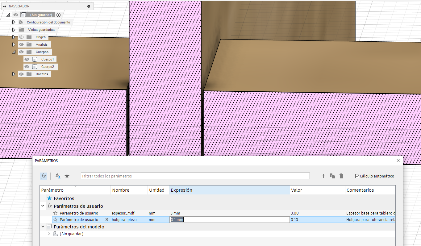 Imagen de Extrusión con Color en F360
