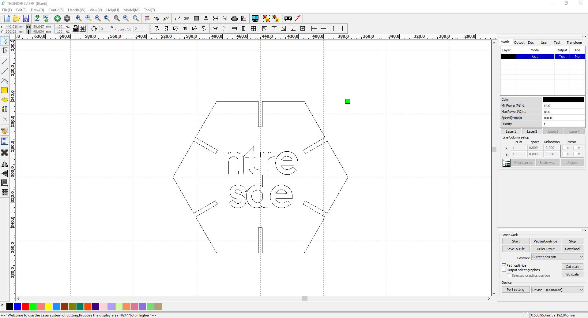 Imagen de Logo y DXF en Inkscape