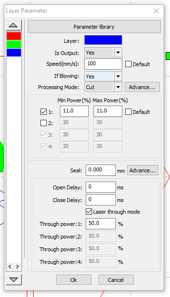 Imagen de Config 3 en RDWorks